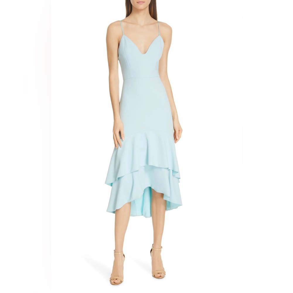 NWT ALICE + OLIVIA Amina Fitted Dress